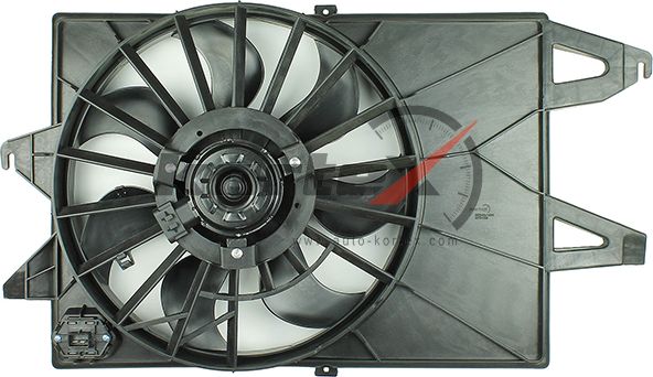 Вентилятор радиатора Ford Mondeo III 00- 1.8i/2.0i LFK 1070 (Kortex). Артикул KFD125