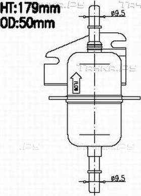 Топливный фильтр JS Asakashi. Артикул FS140J