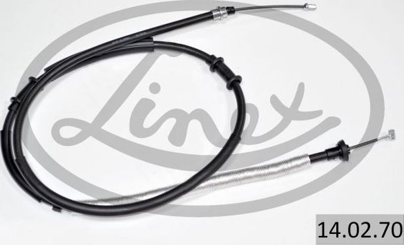 Трос ручника (тросик ручного тормоза) Linex правый/левый для Fiat 500L I 2012-2026. Артикул 14.02.70