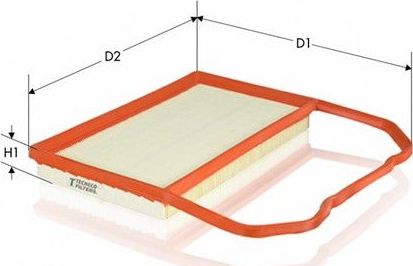 Воздушный фильтр  Tecneco Filters для SEAT Mii 2011-2019. Артикул AR29015PM