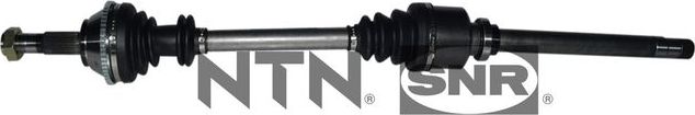 Полуось (привод в сборе, приводной вал) NTN / SNR передняя передняя для Fiat Ducato II 1994-2006. Артикул DK66.011