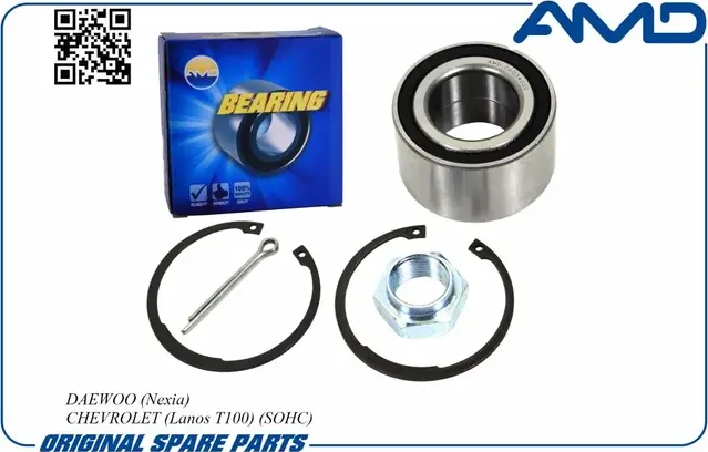 Подшипник ступицы передний Нексия SOHC (AMD). Артикул AMDGH034030