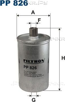 Топливный фильтр Filtron. Артикул PP 826