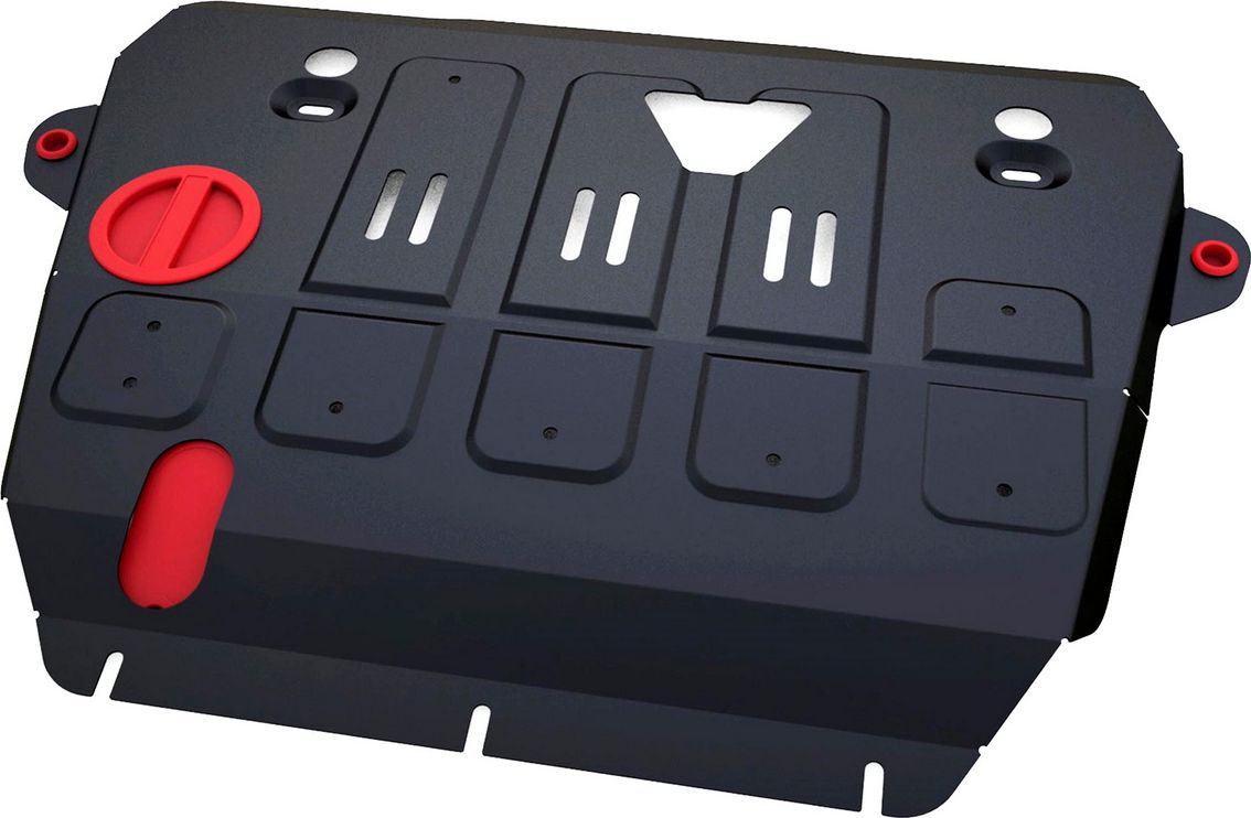 Защита АвтоБРОНЯ для картера и КПП Toyota Alphard 2008-2026. Артикул 111.05775.1