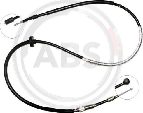 Трос ручника (тросик ручного тормоза) ABS задний правый/левый для Audi A4 I (B5) 1994-2001. Артикул K18476