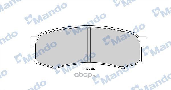 Колодки торм. (Mando). Артикул MBF015845