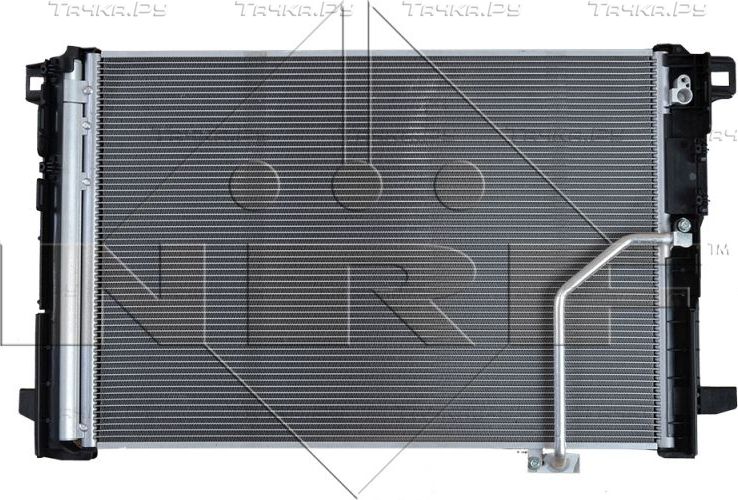 Радиатор кондиционера (конденсатор) NRF (алюминий). Артикул 35793