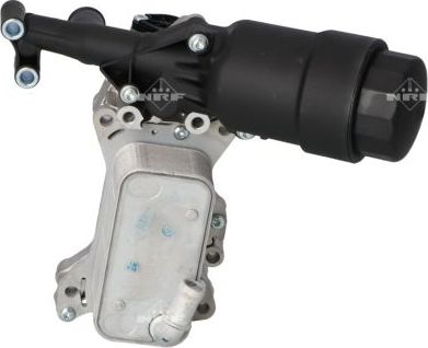 Oil Cooler, engine oil NRF (алюминий). Артикул 31350