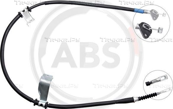 Трос ручника (тросик ручного тормоза) ABS. Артикул K17301