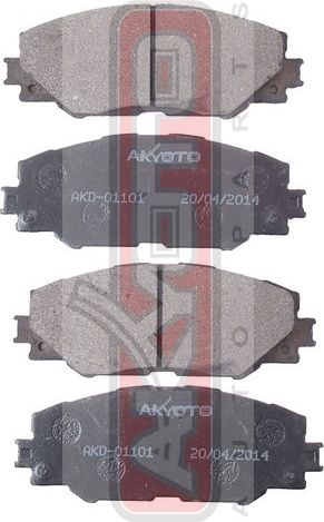 Тормозные колодки Akyoto Packing AKYOTO. Артикул AKD-01101