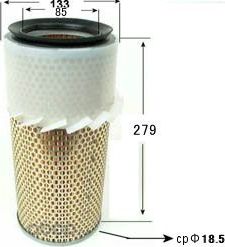 Фильтр воздушный VIC A-334S VIC. Артикул A334S