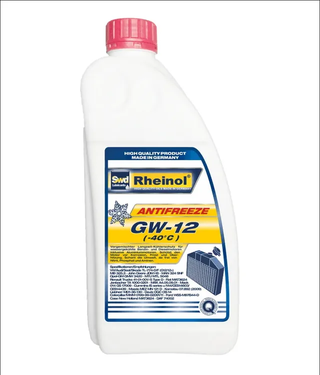 Антифриз GW-12 (-40) красный (1 5л) (Rheinol). Артикул 39140,180
