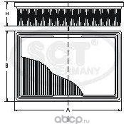 Воздушный фильтр SCT-Germany. Артикул SB 634