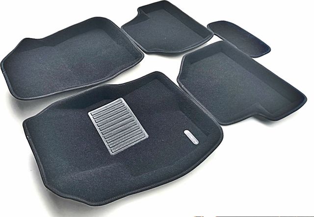 Коврики текстильные Euromat 3D Business для салона Ford Focus II седан, хэтчбек, универсал 2005-2011. Артикул EMC3D-002214