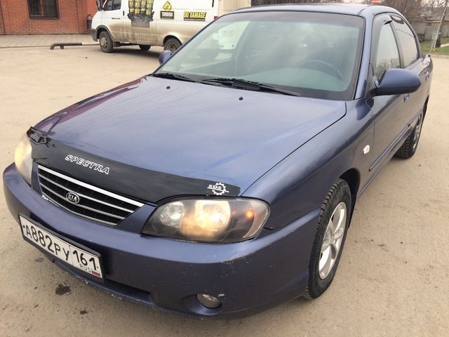 Дефлектор VT52 для капота Kia Spectra 2005-2011. Артикул KA05VT