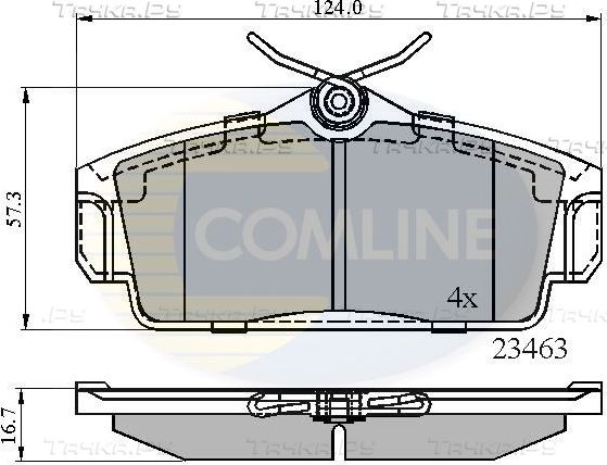 Тормозные колодки Comline Comline передние для Nissan Primera P10 1998-1998. Артикул CBP0740