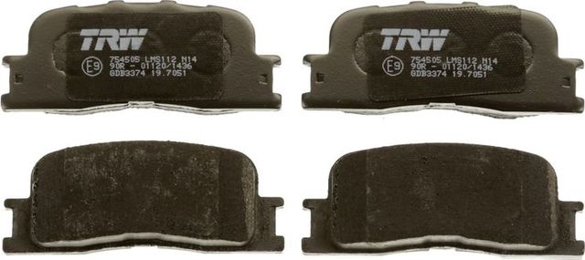 Тормозные колодки TRW COTEC. Артикул GDB3374