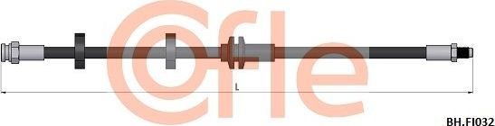 Тормозной шланг Cofle передний для Alfa Romeo 147 I 2001-2010. Артикул 92.BH.FI032