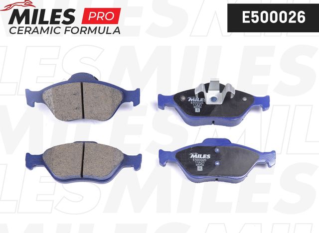 Тормозные колодки Miles (Керамика). Артикул E500026