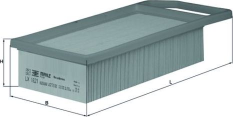 Воздушный фильтр Mahle. Артикул LX 1621