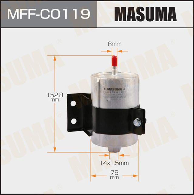 Фильтр топливный MASUMA высокого давления FS0033, KYRON, ACTYON SPORTS 06. Артикул MFFC0119