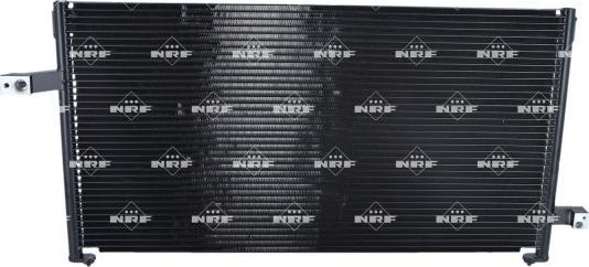 Радиатор кондиционера (конденсатор) NRF (алюминий). Артикул 35877