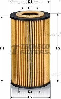 Масляный фильтр Tecneco Filters для Saab 9-5 I 2002-2009. Артикул OL0215E