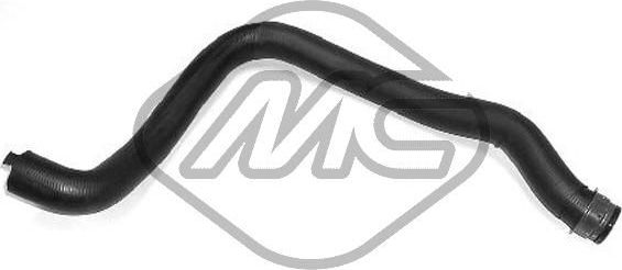 Патрубок радиатора (системы охлаждения) Metalcaucho верхний для Peugeot 406 I 1995-2004. Артикул 08749