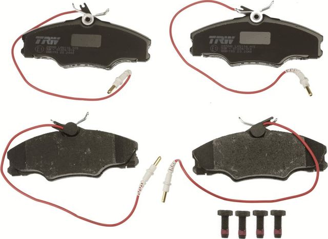 Тормозные колодки TRW COTEC передние для Peugeot 406 I 1995-2004. Артикул GDB1193