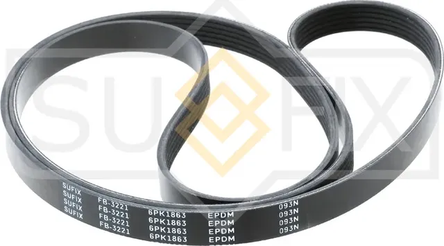 Ремень поликлиновый 6PK1863 (Sufix). Артикул FB-3221