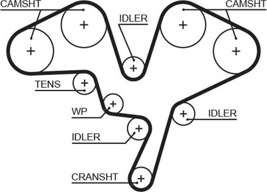 Ремень ГРМ Gates PowerGrip™. Артикул 5602XS