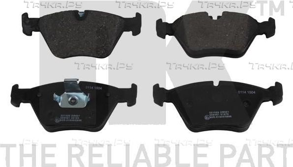 Тормозные колодки NK передние для BMW Z4 I (E85/E86) 2006-2008. Артикул 221528