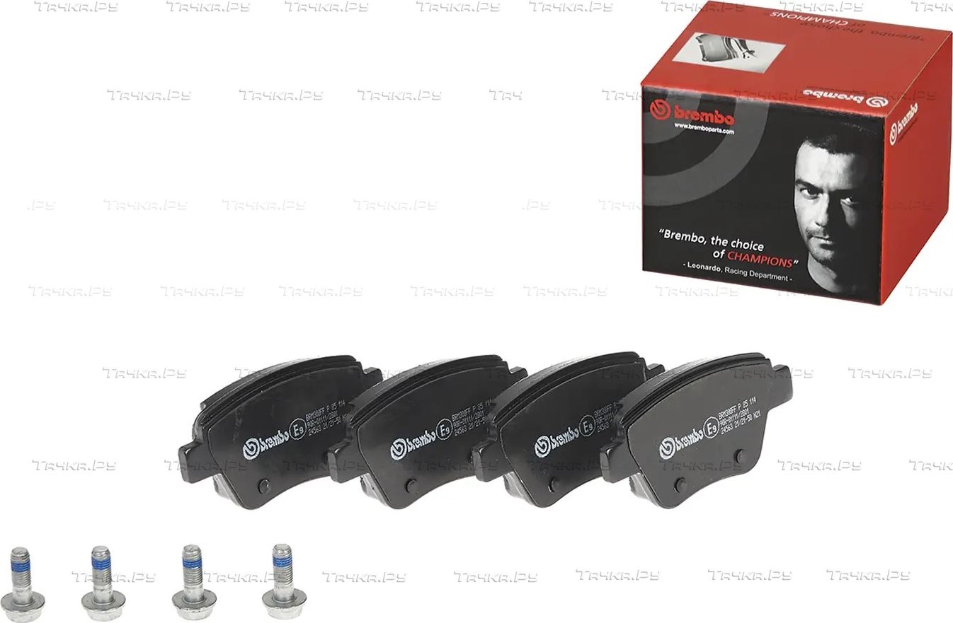 Тормозные колодки Brembo PRIME LINE задние для SEAT Altea I 2004-2015. Артикул P 85 114