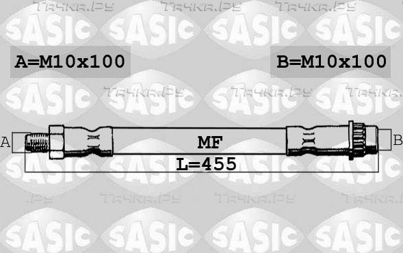 Тормозной шланг Sasic передний для Renault Grand Scenic III 2009-2015. Артикул 6604026