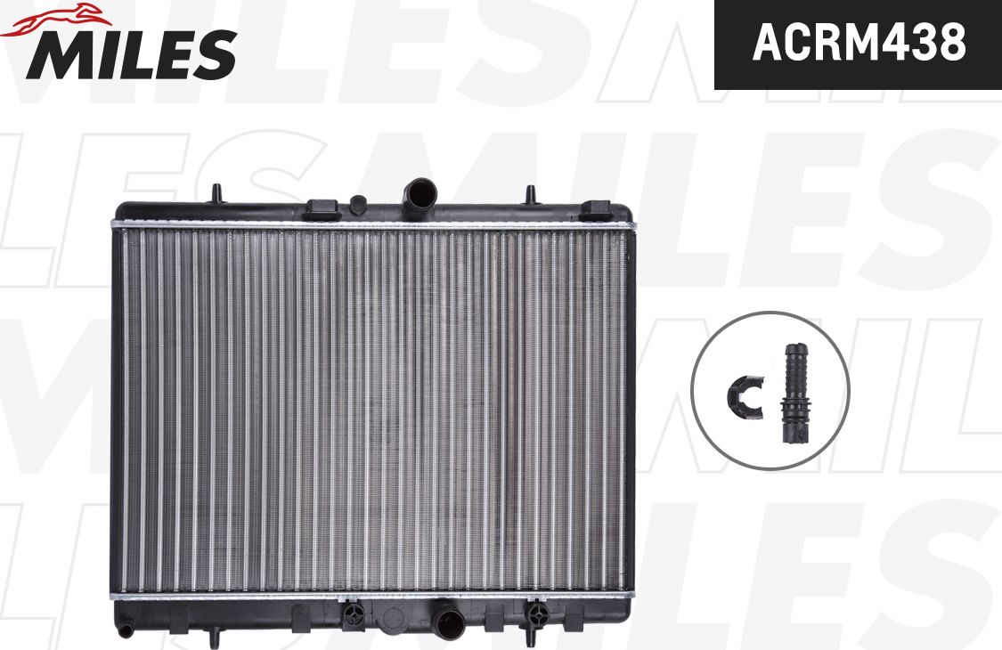 Радиатор охлаждения двигателя Miles для Citroen C-Elysee I 2012-2026. Артикул ACRM438