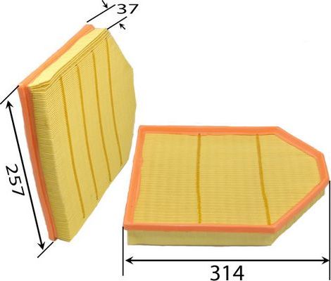 Воздушный фильтр JS Asakashi для BMW X4 I (F26) 2014-2018. Артикул A0524