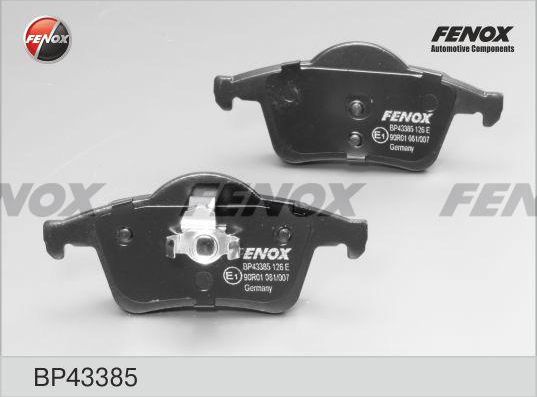 Тормозные колодки Fenox. Артикул BP43385