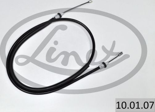Трос ручника (тросик ручного тормоза) Linex. Артикул 10.01.07