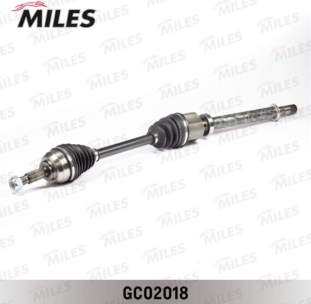 Полуось (привод в сборе, приводной вал) Miles правая для BMW 3 IV (E46) 2000-2005. Артикул GC02018