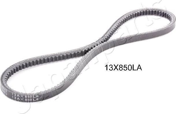 Приводной ремень клиновой Japanparts для Toyota Corolla E30, E40, E50, E60 1972-1979. Артикул DT-13X850LA