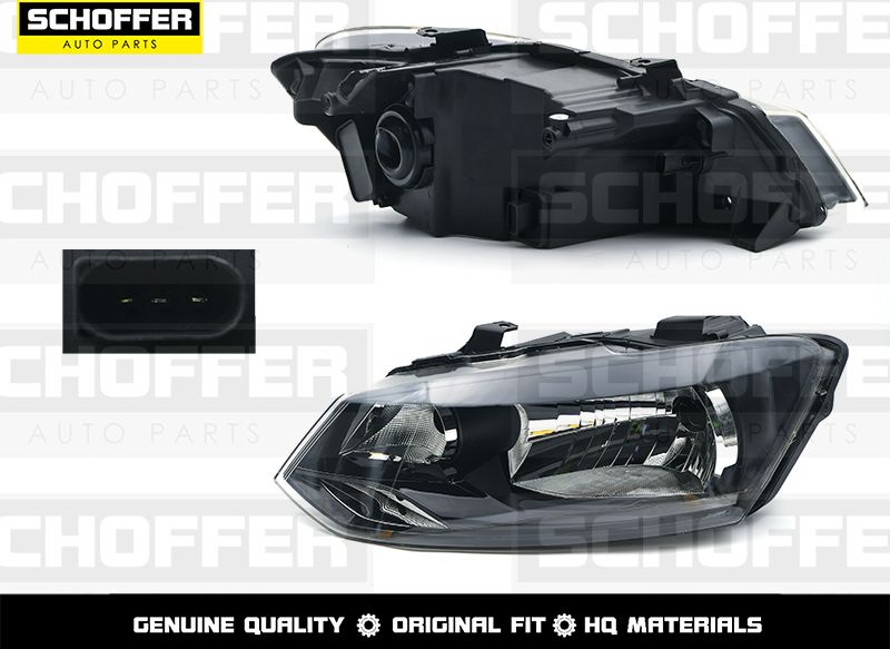 Фара левая Volkswagen Polo sedan 10-20 SCHOFFER SHF12000. Артикул SHF12000