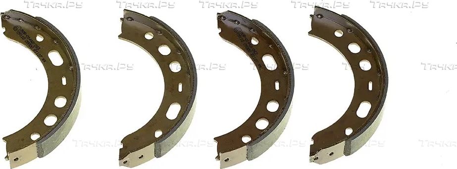 Тормозные колодки (стояночная тормозная система) Brembo ESSENTIAL LINE задние для Porsche Boxster III (981) 2012-2016. Артикул S 65 503
