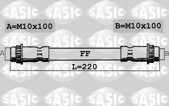 Тормозной шланг Sasic. Артикул SBH0285