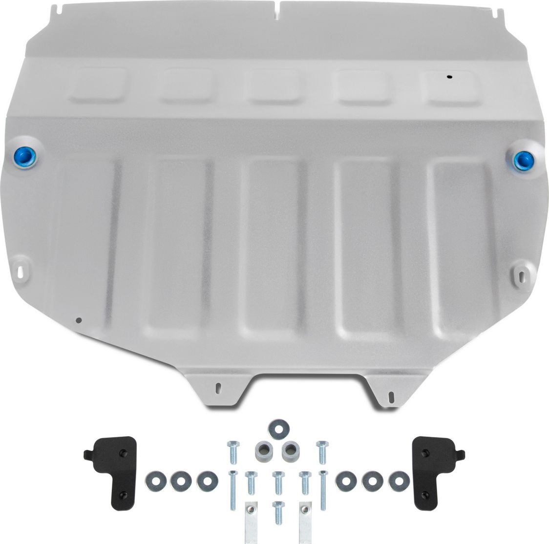 Защита Rival для картера и КПП (увеличенная) Chery Tiggo 7 2019-2020. Артикул 333.0920.1