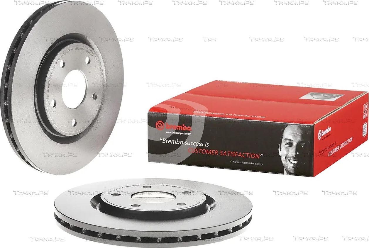 Тормозной диск Brembo UV Coated передний для Dodge Journey I 2012-2026. Артикул 09.N248.11