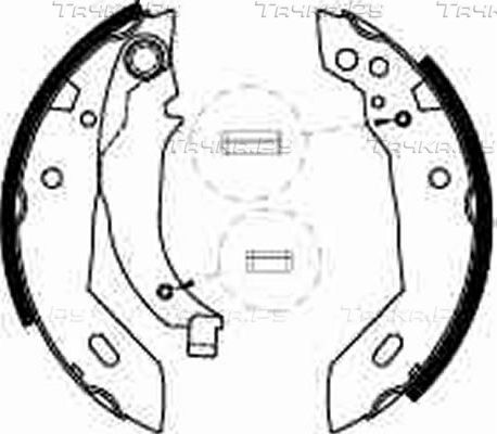 Тормозные колодки TRW задние для Citroen AX 1989-1991. Артикул GS6228
