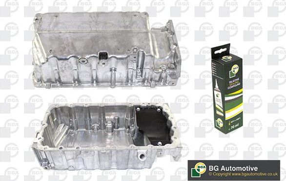 Масляный поддон картера двигателя BGA для Ford Focus II 2004-2012. Артикул SP1403