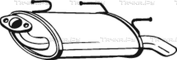 Глушитель (задняя часть) Bosal для Nissan Almera Tino I 2000-2005. Артикул 145-609