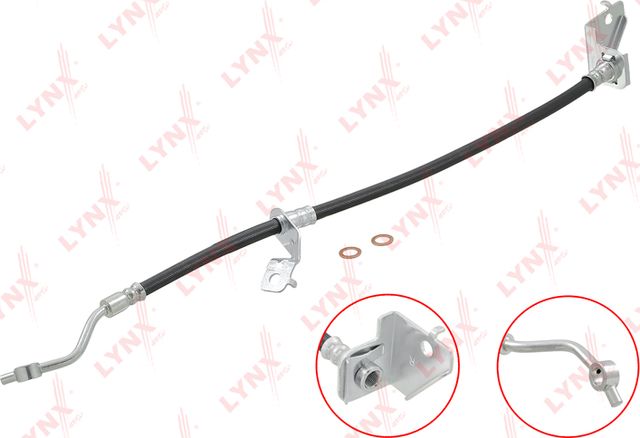 Тормозной шланг LYNXauto передний правый для Hyundai ix35 I 2009-2015. Артикул BL-4219