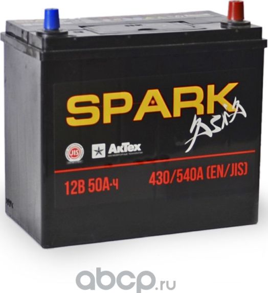 АКБ Asia 50 А/ч о.п. Spark ток 430 238 х 128 х 225 Spark. Артикул SPAA503R